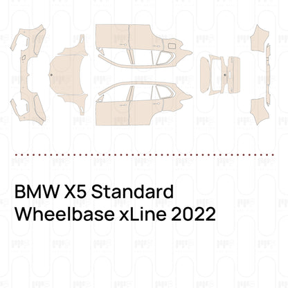 Pre-Cut PPF BMW X5 Standard Wheelbase xLine 2022