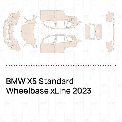 Pre-Cut PPF BMW X5 Standard Wheelbase xLine 2023