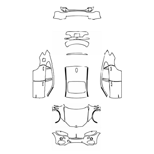 Pre-Cut PPF BMW X6 Base 2019 - PPF-Kits