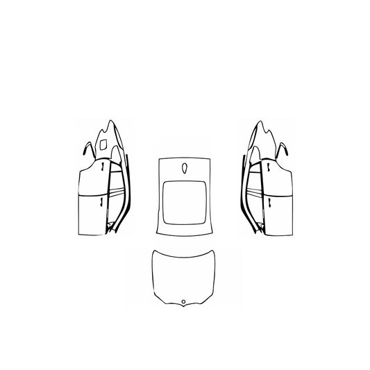 Pre-Cut PPF BMW X6 Base 2021 - PPF-Kits
