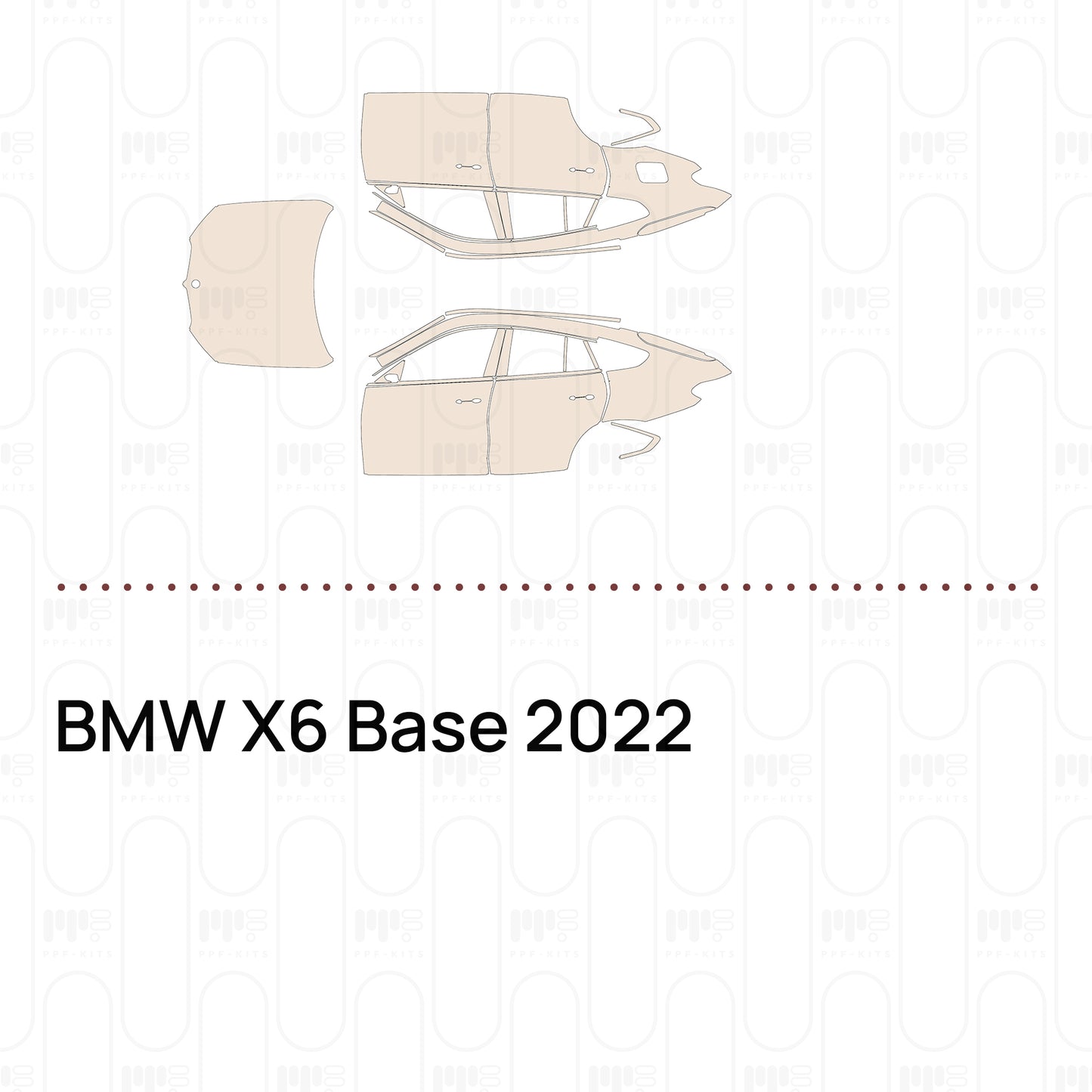Pre-Cut PPF BMW X6 Base 2022