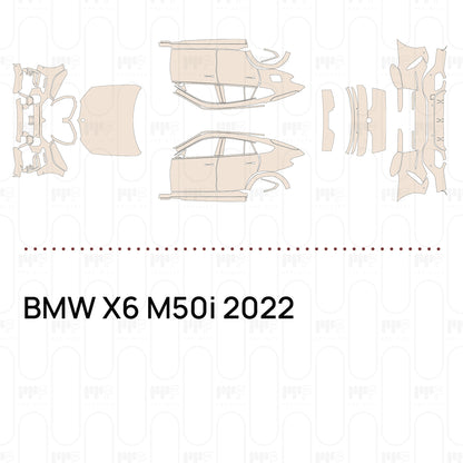 Pre-Cut PPF BMW X6 M50i 2022