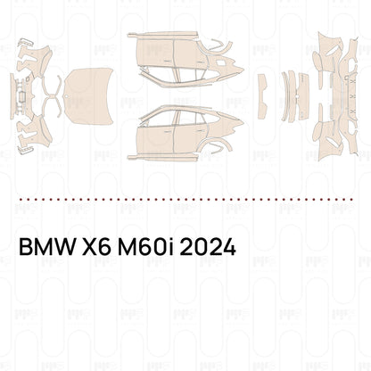 Pre-Cut PPF BMW X6 M60i 2024
