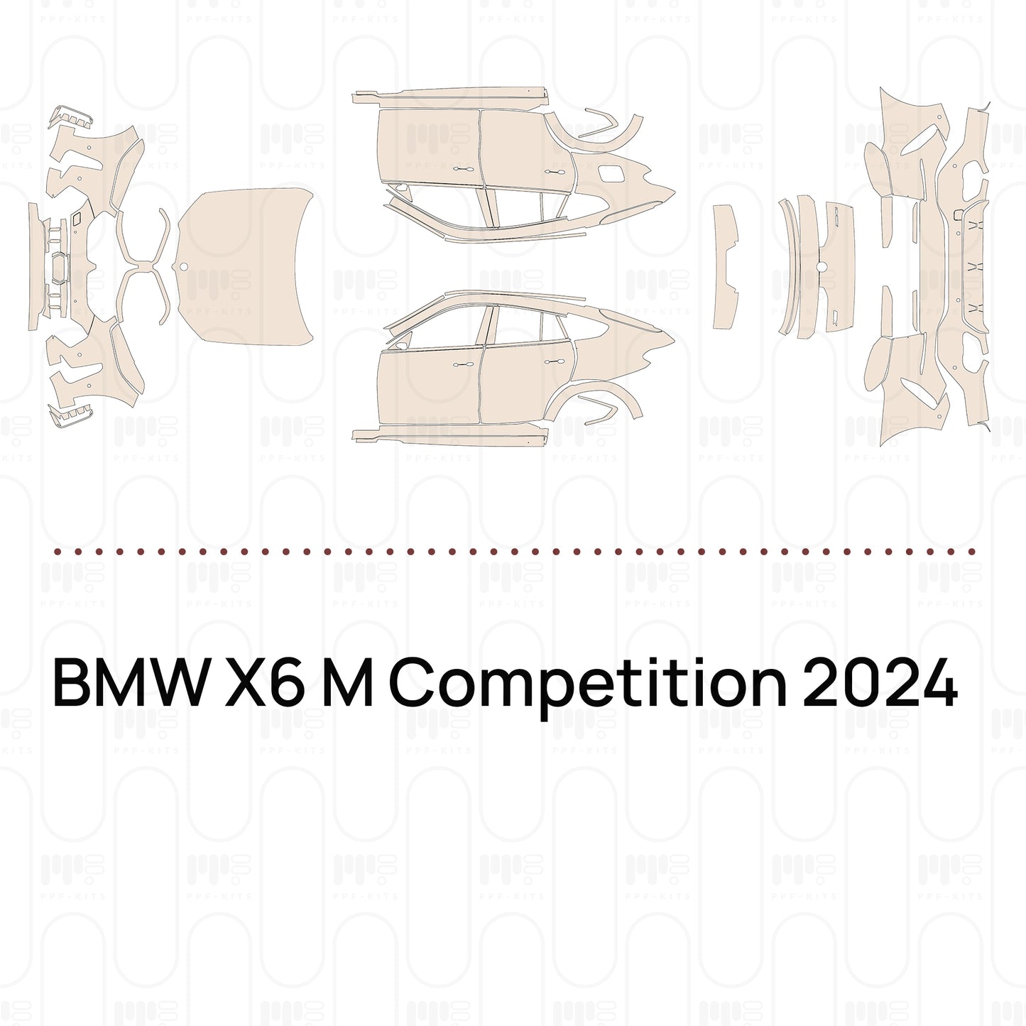 Pre-Cut PPF BMW X6 M Competition 2024