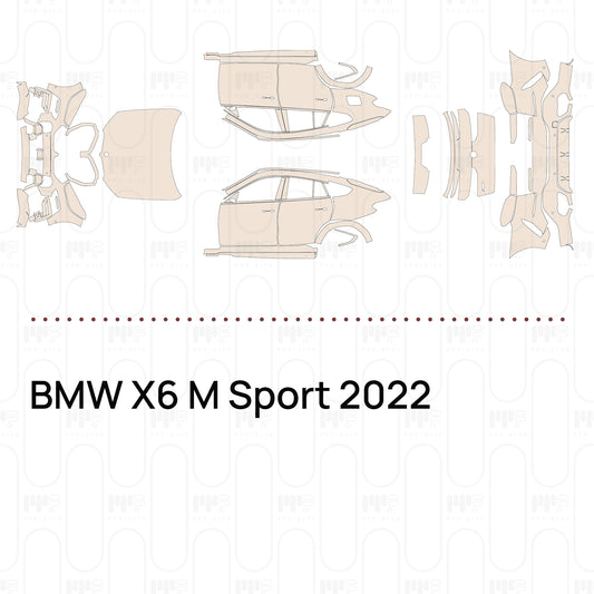 Pre-Cut PPF BMW X6 M Sport 2022