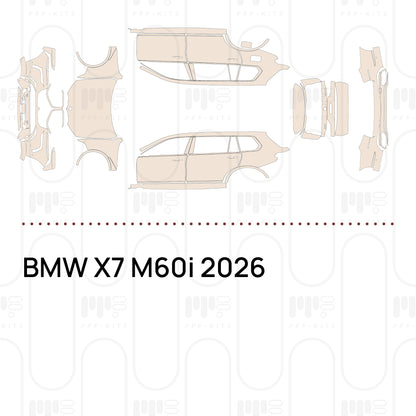 Pre-Cut PPF BMW X7 M60i 2026