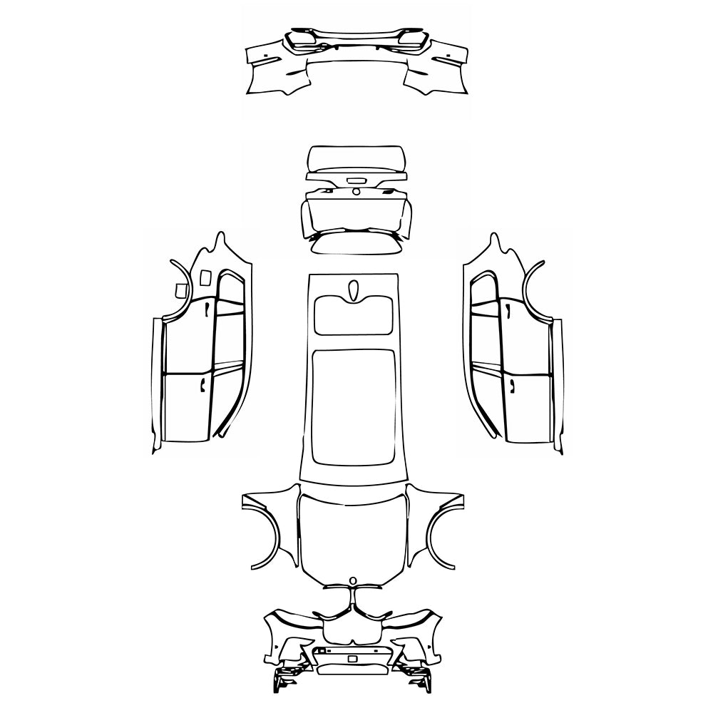 Pre-Cut PPF BMW X7 M Sport 2021 - PPF-Kits