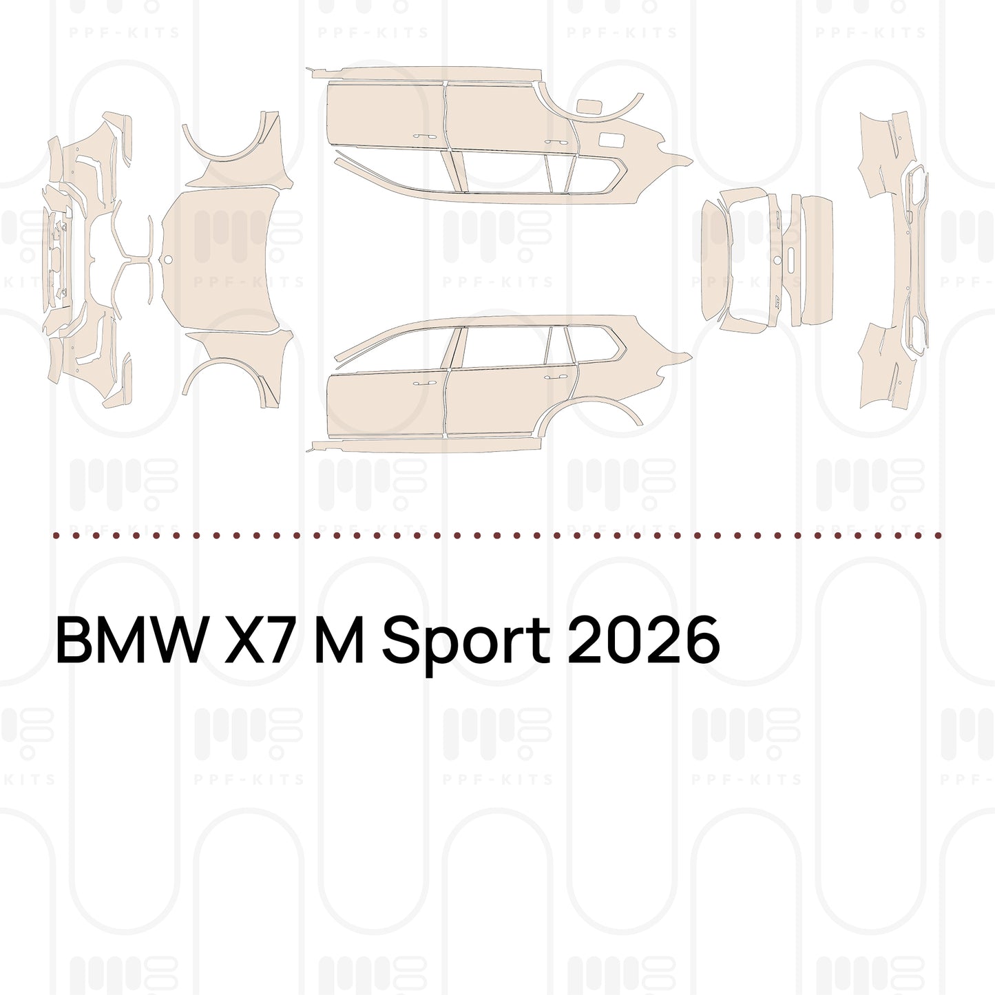 Pre-Cut PPF BMW X7 M Sport 2026