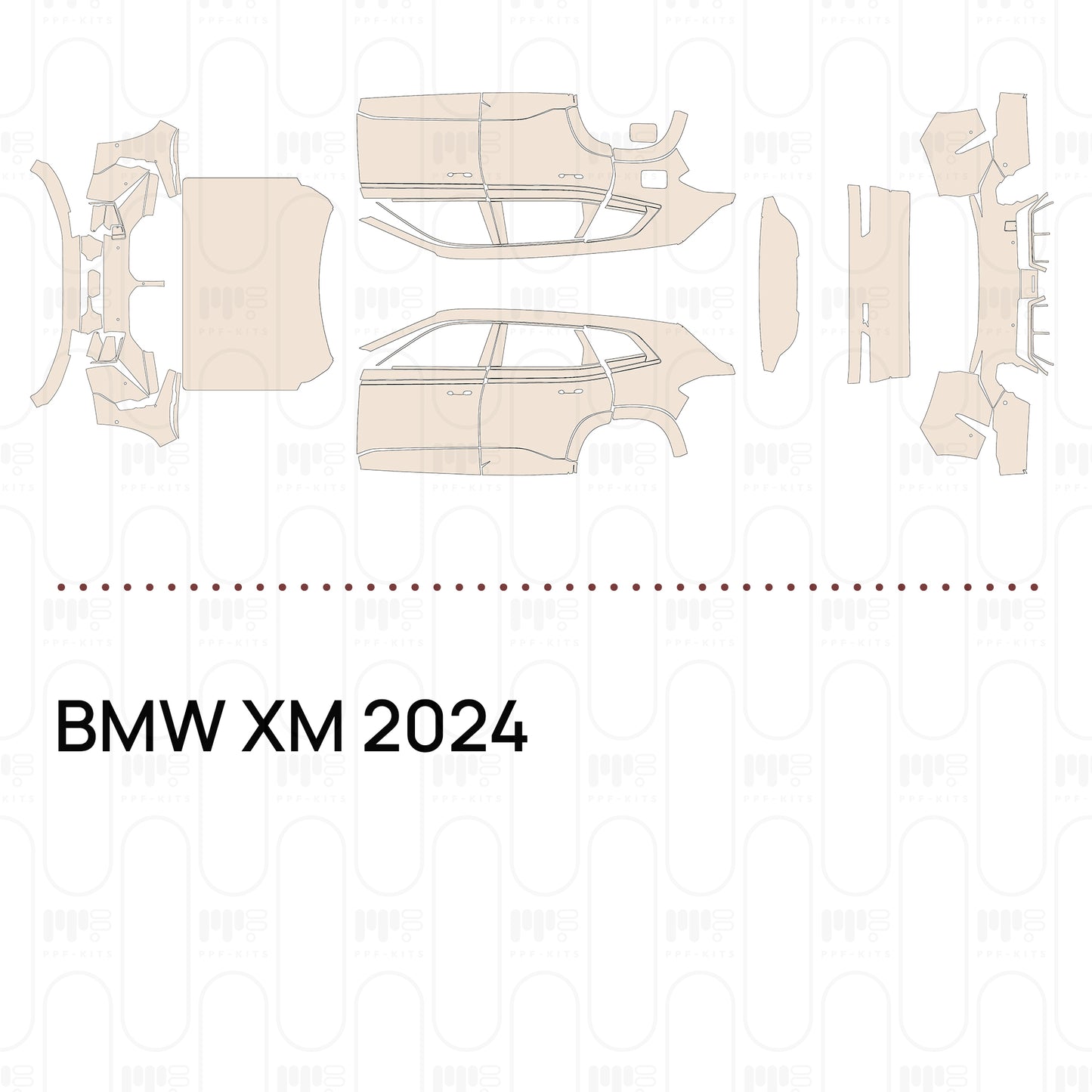 Pre-Cut PPF BMW XM 2024