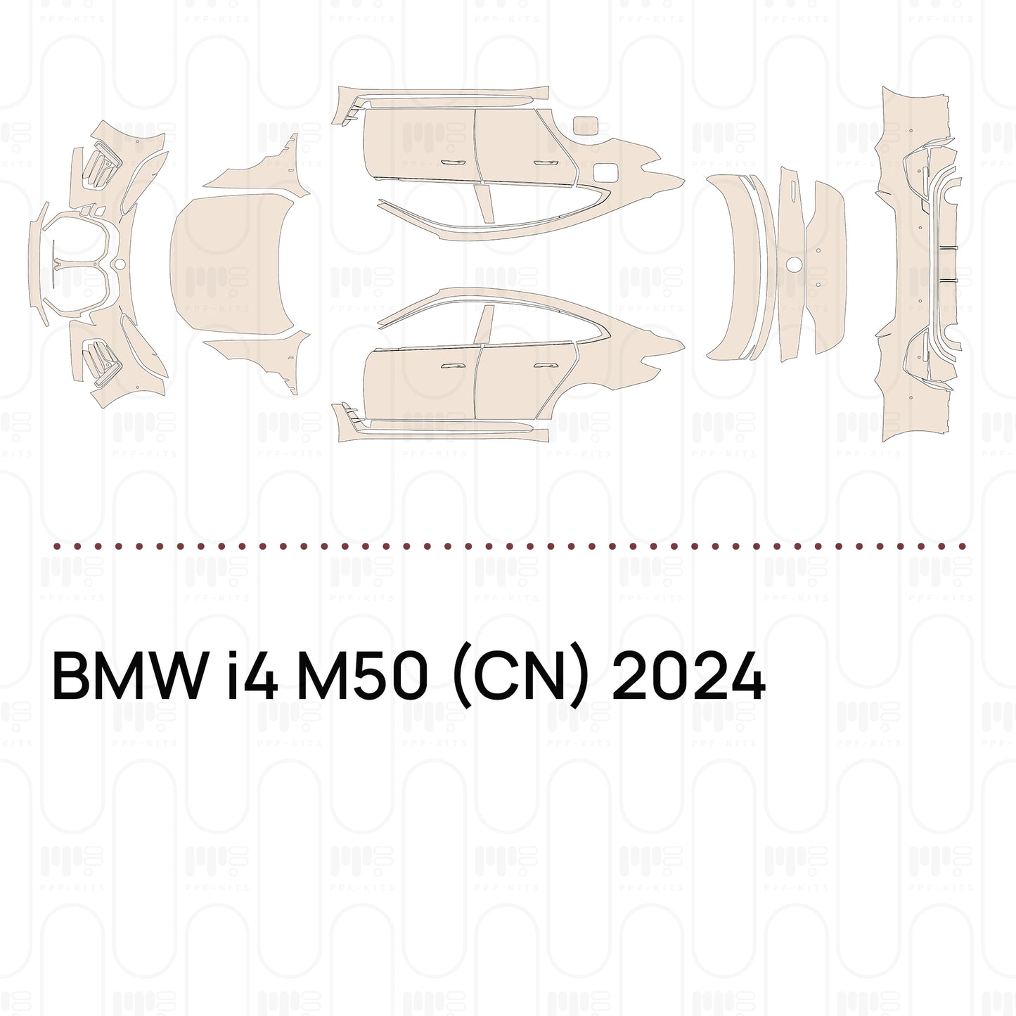 Pre-Cut PPF BMW i4 M50 (CN) 2024