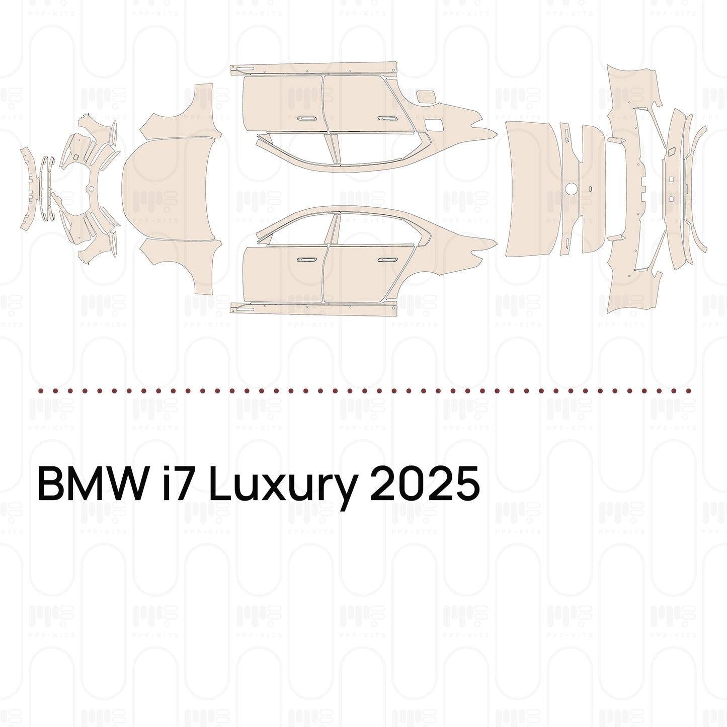 Pre-Cut PPF BMW i7 Luxury 2025