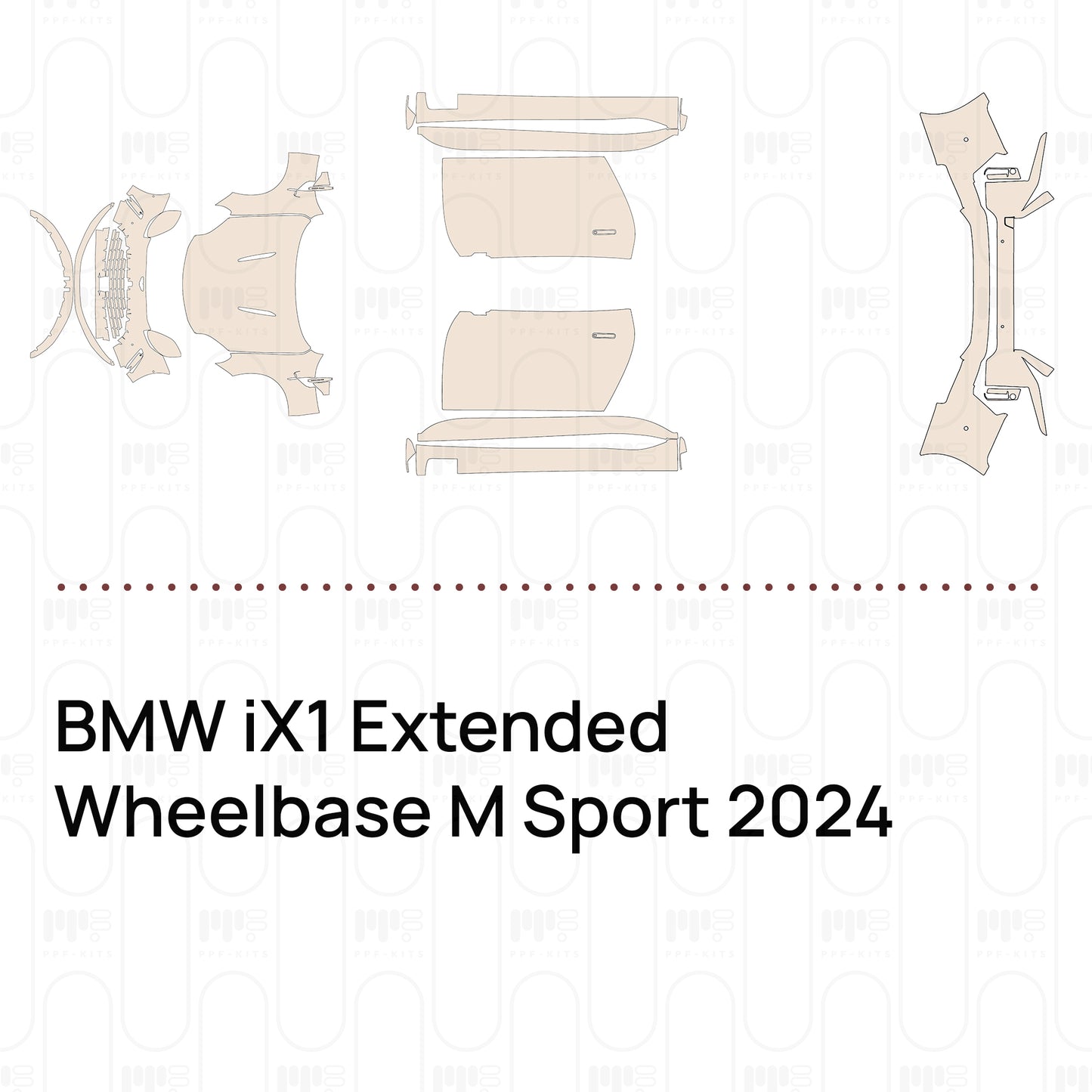 Pre-Cut PPF BMW iX1 Extended Wheelbase M Sport 2024