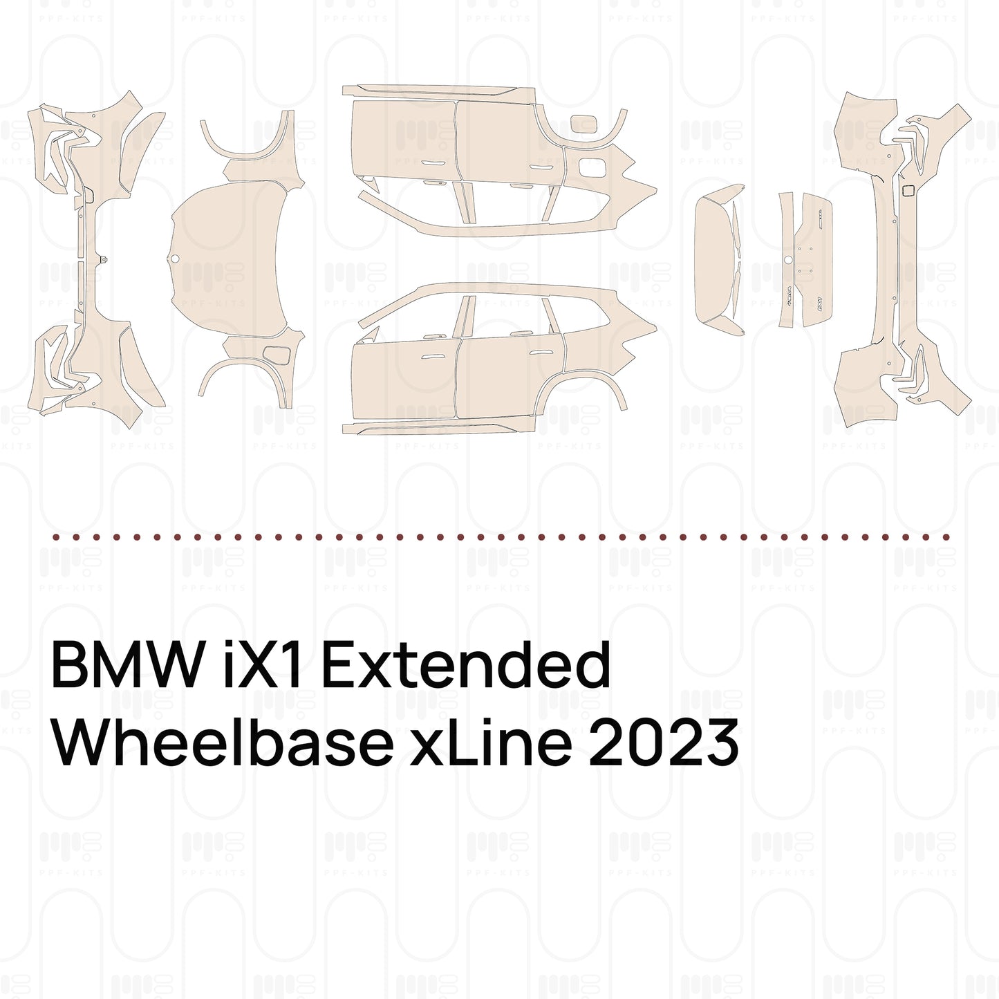 Pre-Cut PPF BMW iX1 Extended Wheelbase xLine 2023