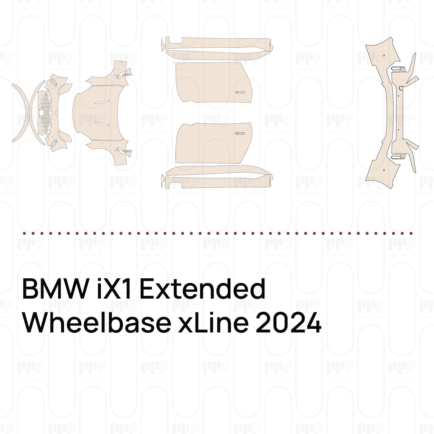 Pre-Cut PPF BMW iX1 Extended Wheelbase xLine 2024