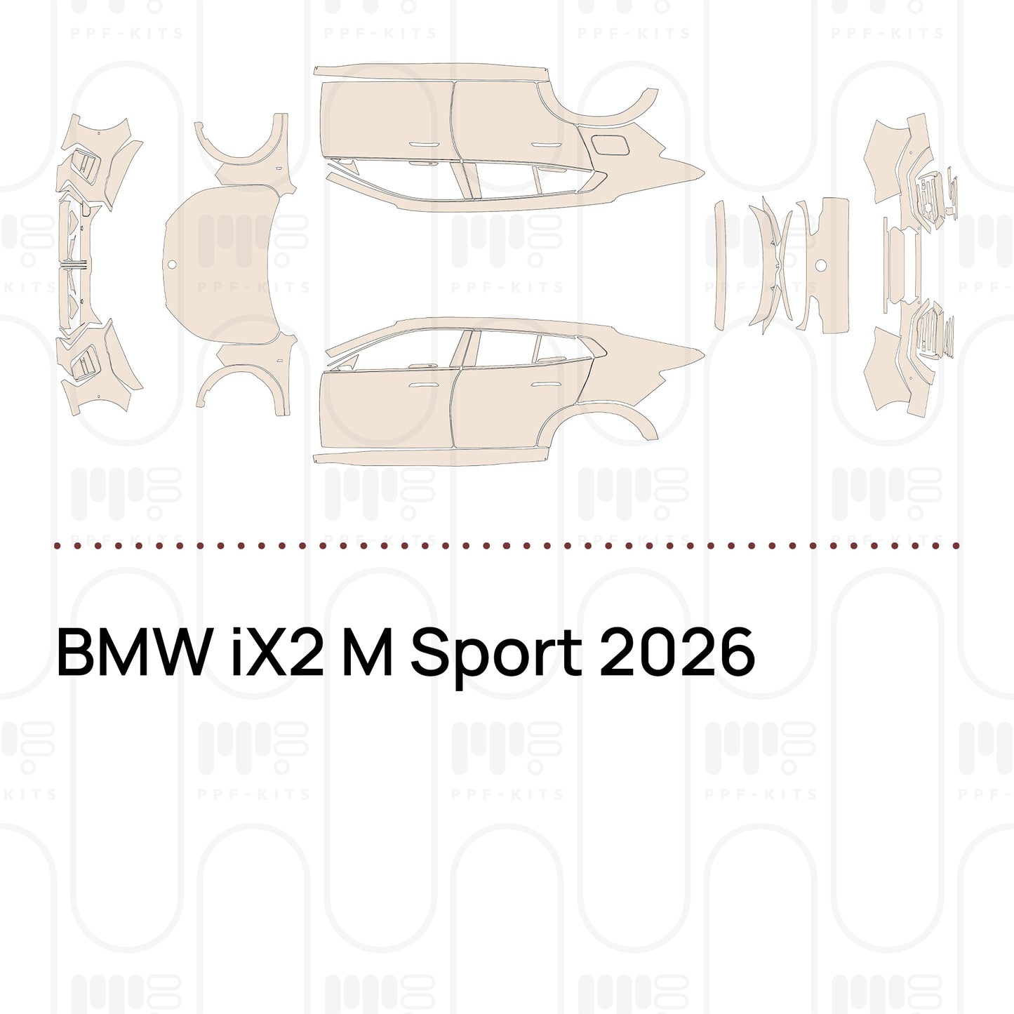 Pre-Cut PPF BMW iX2 M Sport 2026