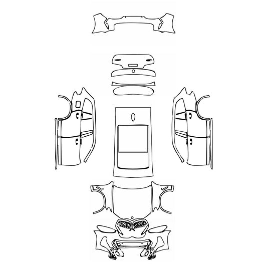 Pre-Cut PPF BMW iX3 M Sport 2021 - PPF-Kits