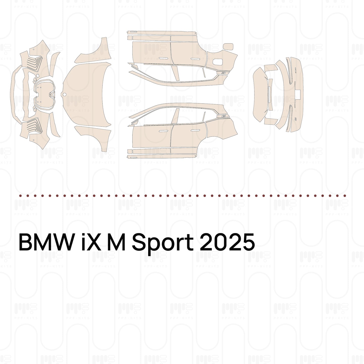 Pre-Cut PPF BMW iX M Sport 2025