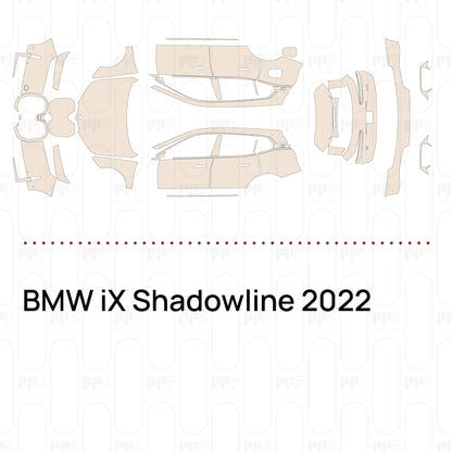 Pre-Cut PPF BMW iX Shadowline 2022
