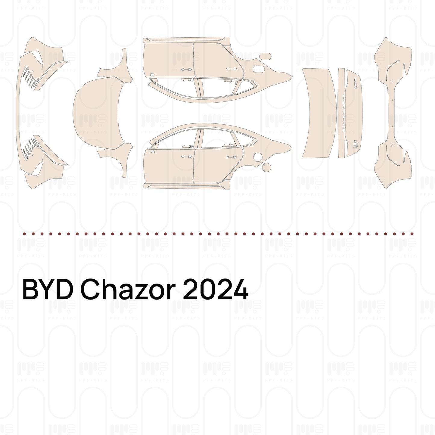 Pre-Cut PPF BYD Chazor 2024