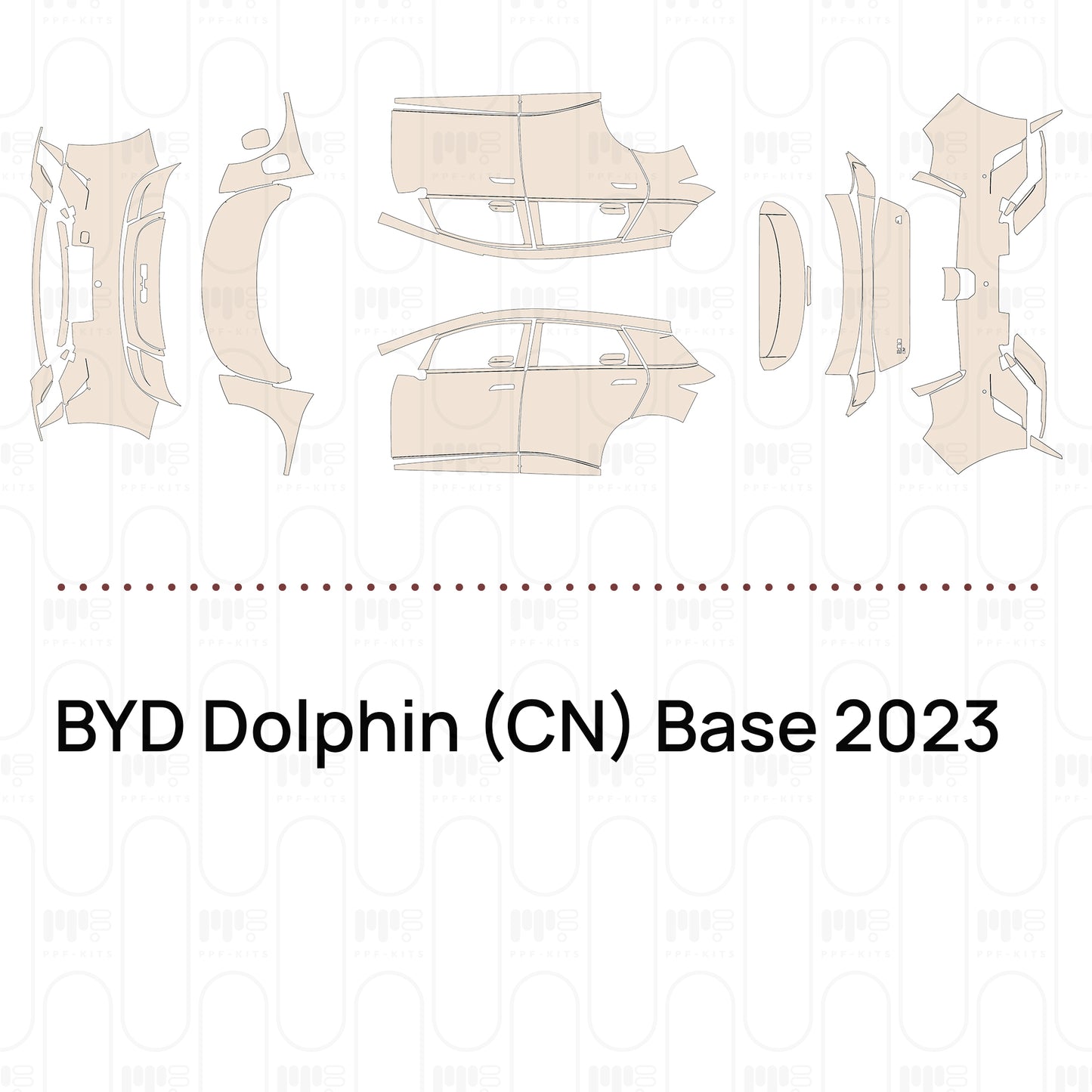 Pre-Cut PPF BYD Dolphin (CN) Base 2023