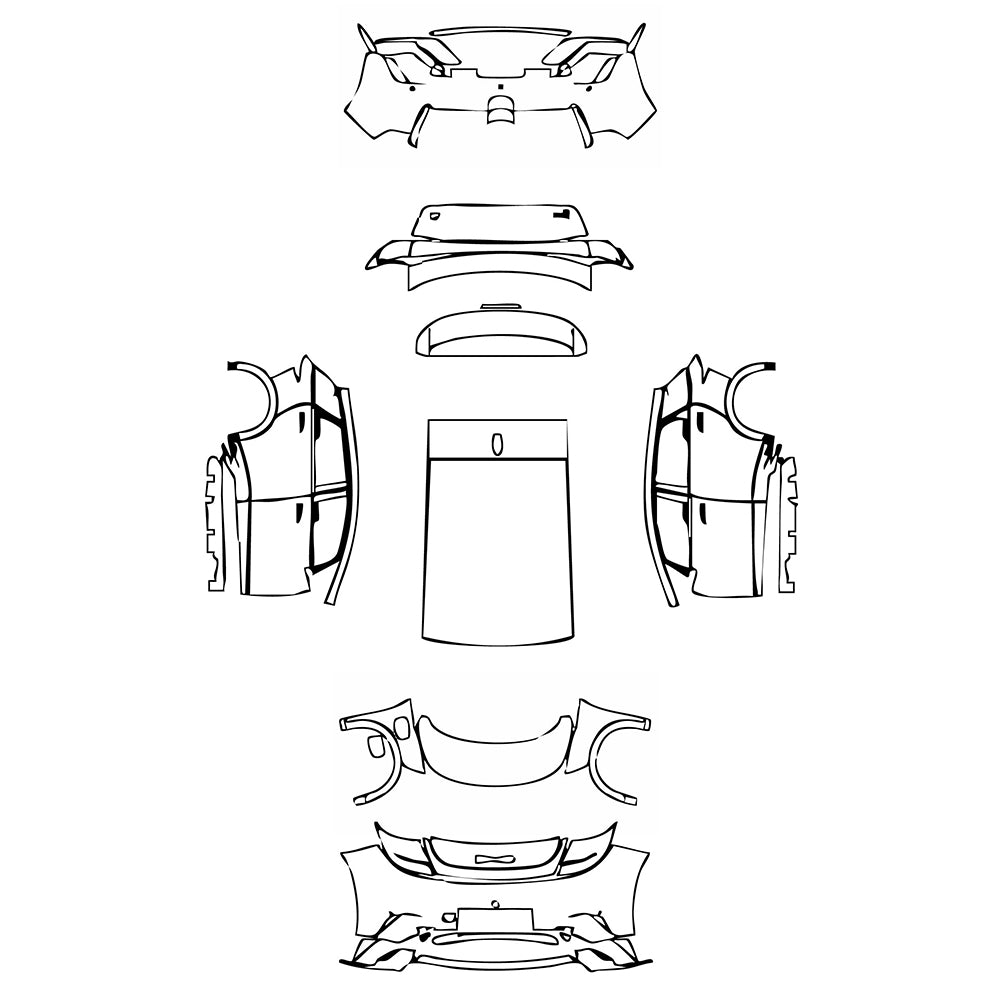 Pre-Cut PPF BYD Dolphin (CN) Flagship 2021 - PPF-Kits