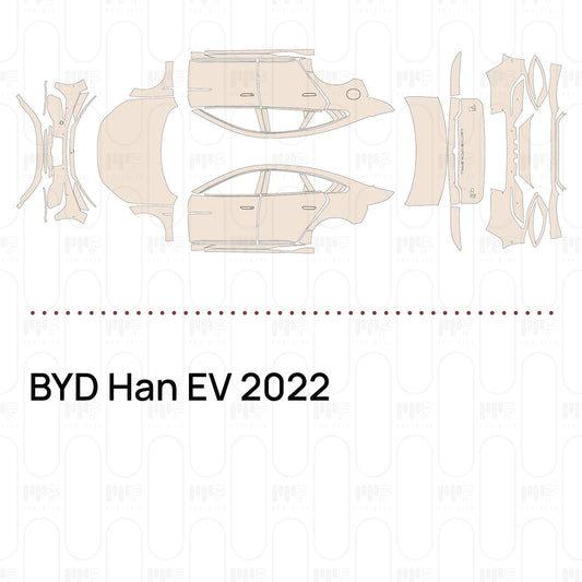 Pre-Cut PPF BYD Han EV 2022