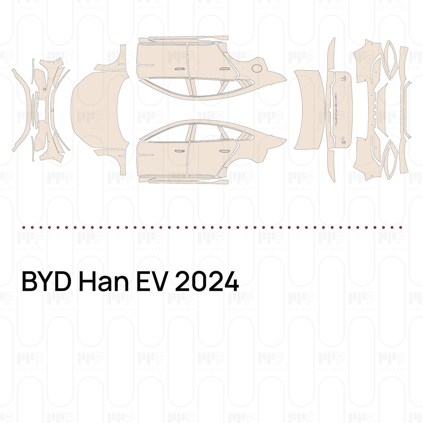 Pre-Cut PPF BYD Han EV 2024