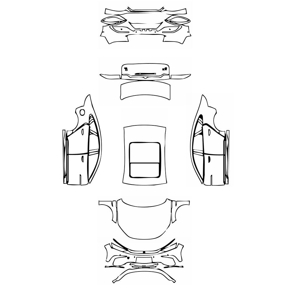Pre-Cut PPF BYD Han EV 2025 - PPF-Kits