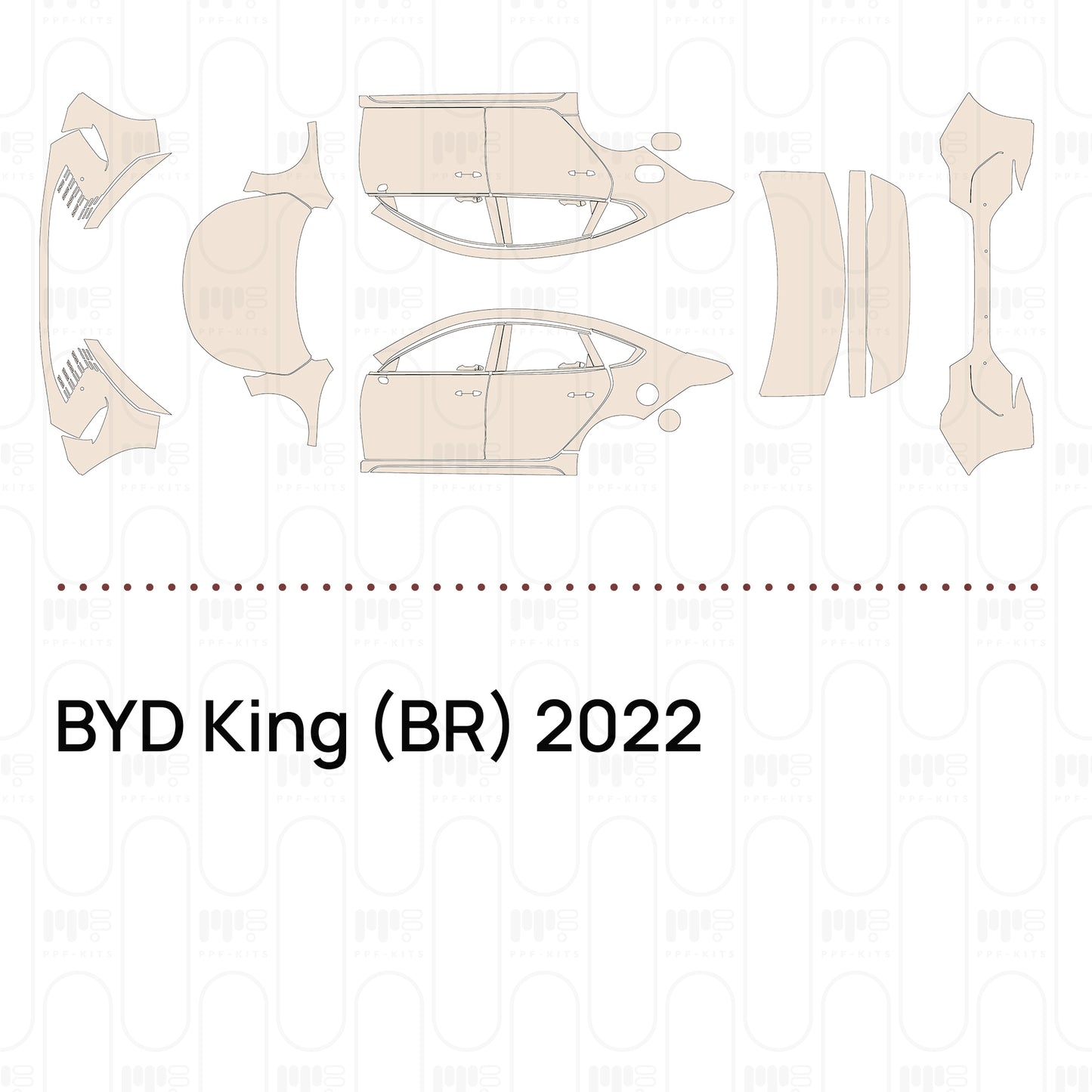 Pre-Cut PPF BYD King (BR) 2022