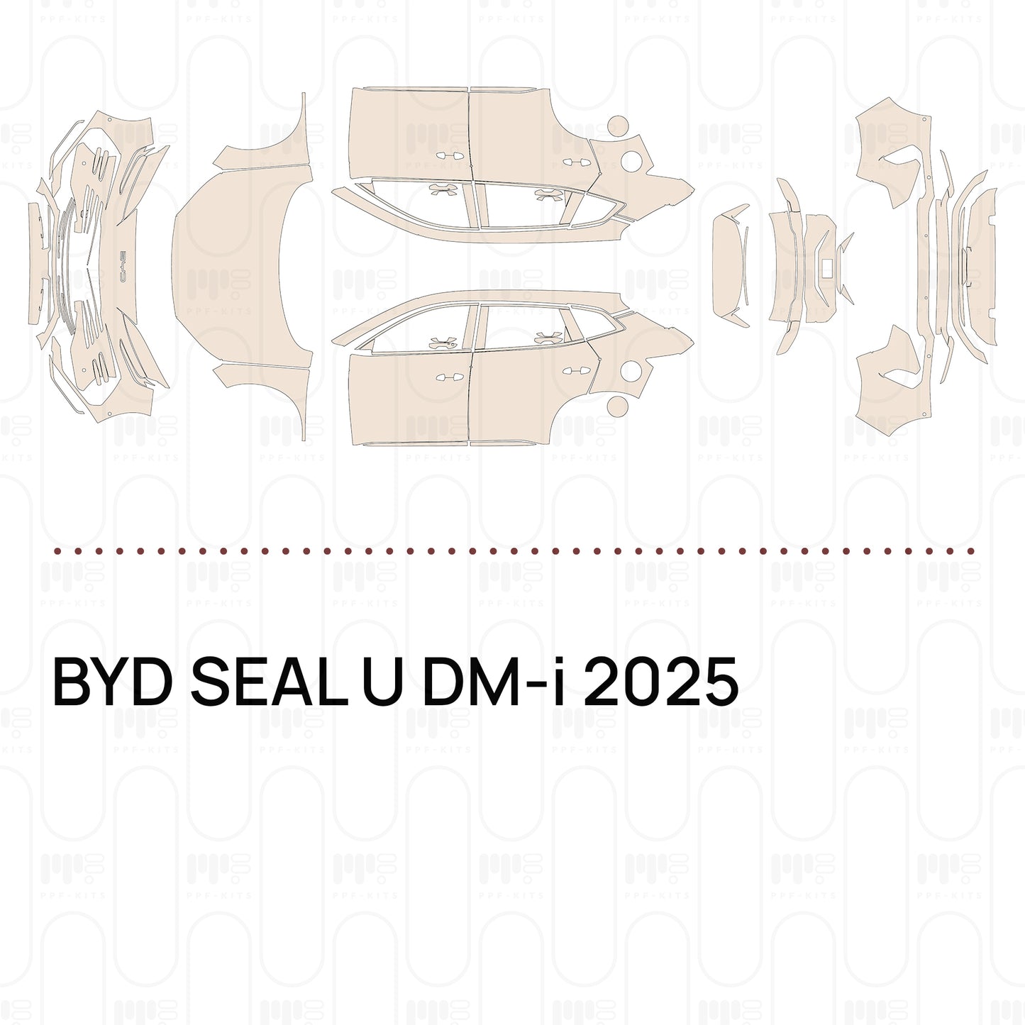 Pre-Cut PPF BYD SEAL U DM-i 2025