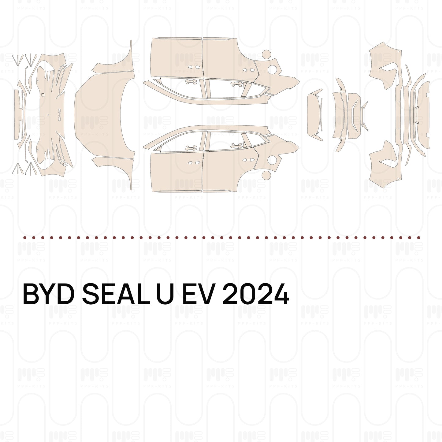 Pre-Cut PPF BYD SEAL U EV 2024