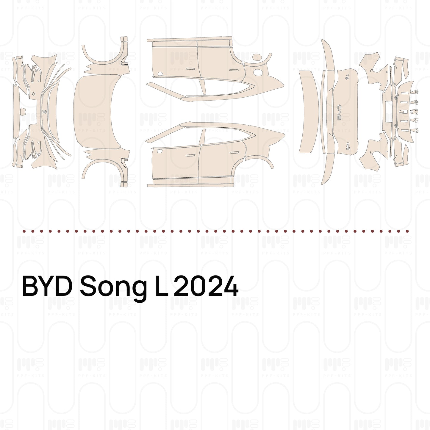 Pre-Cut PPF BYD Song L 2024
