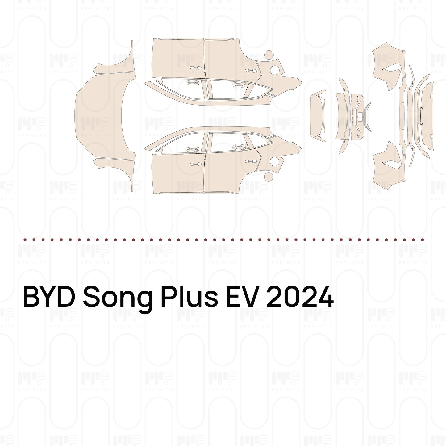 Pre-Cut PPF BYD Song Plus EV 2024