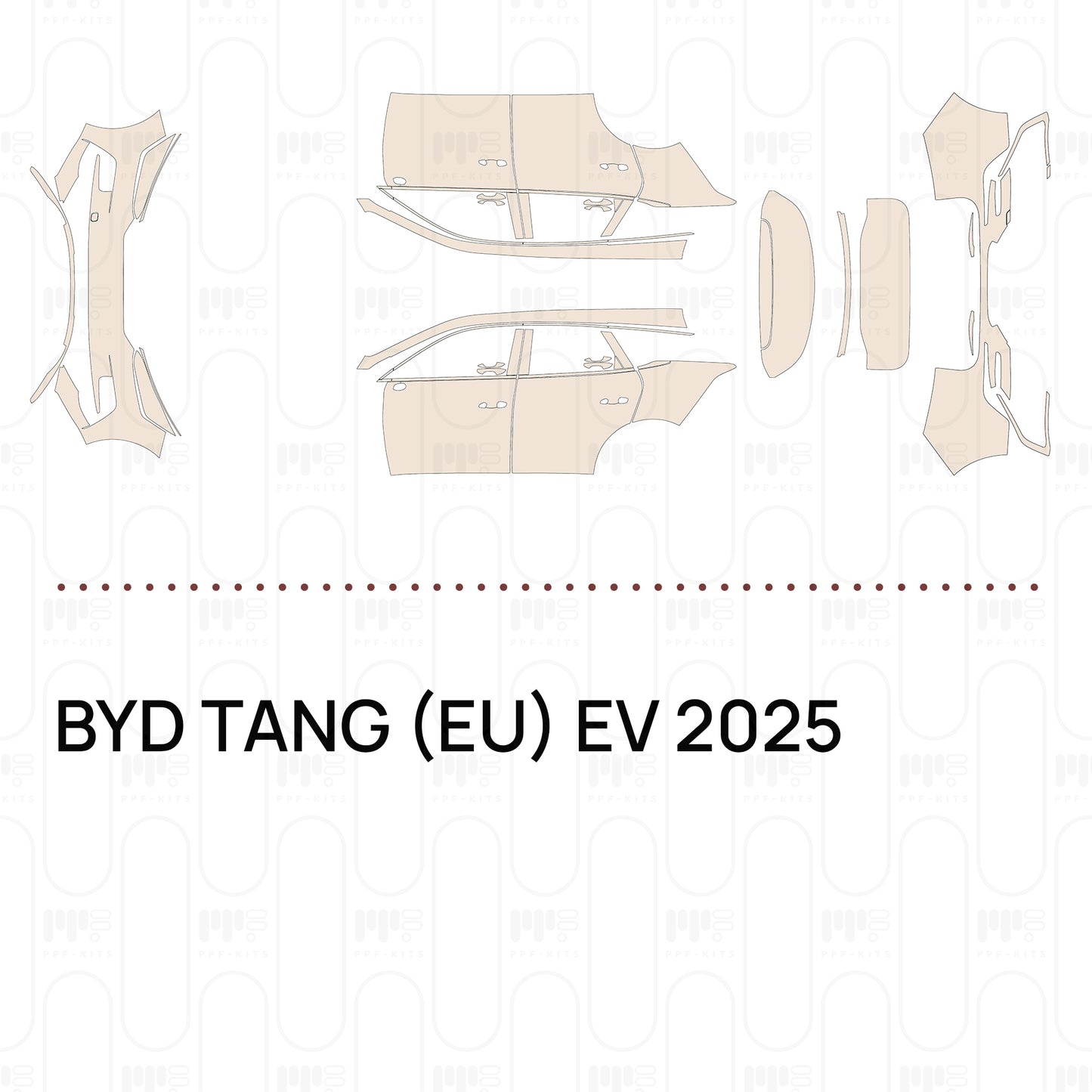 Pre-Cut PPF BYD TANG (EU) EV 2025