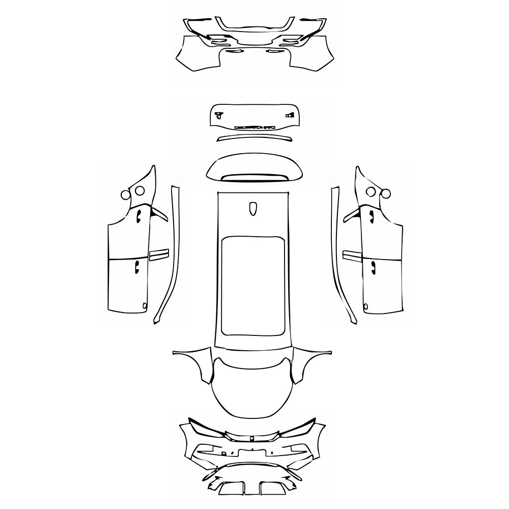 Pre-Cut PPF BYD Tang New Energy EV 2022 - PPF-Kits