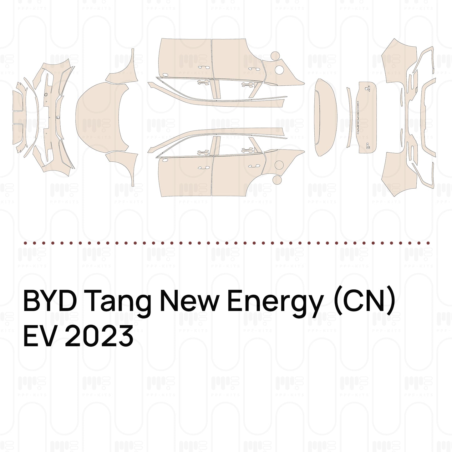 Pre-Cut PPF BYD Tang New Energy (CN) EV 2023