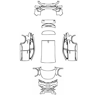 Pre-Cut PPF BYD Yuan Plus 2022 - PPF-Kits