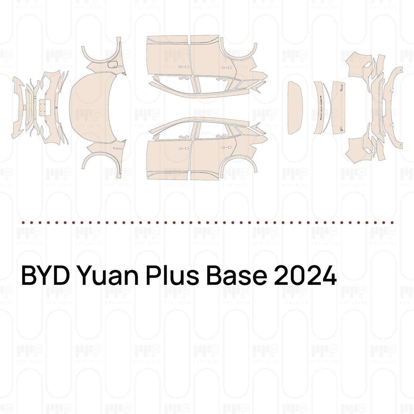Pre-Cut PPF BYD Yuan Plus Base 2024