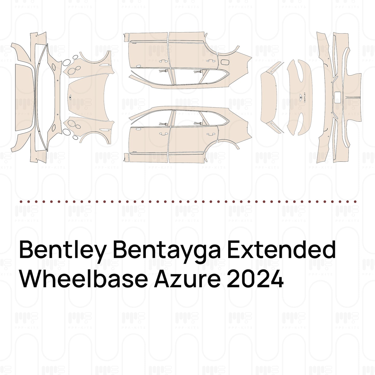 Pre-Cut PPF Bentley Bentayga Extended Wheelbase Azure 2024