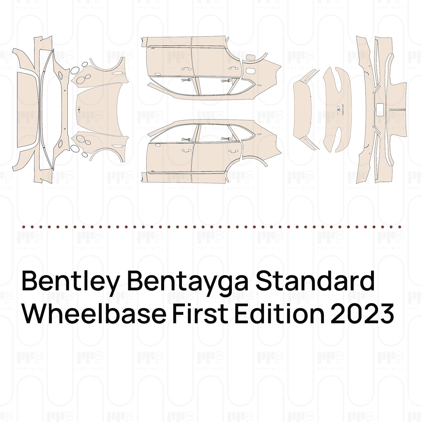 Pre-Cut PPF Bentley Bentayga Standard Wheelbase First Edition 2023