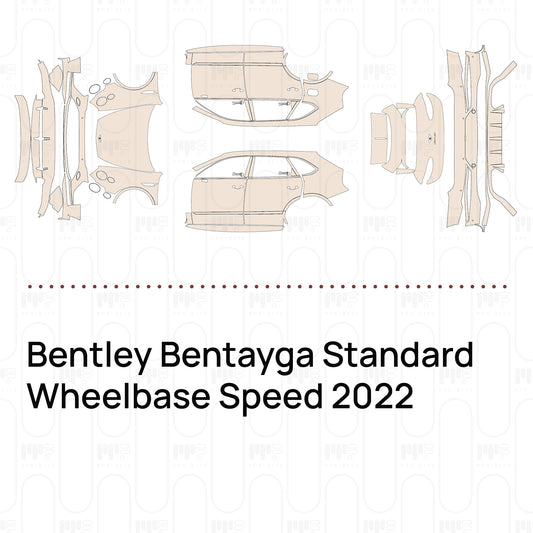 Pre-Cut PPF Bentley Bentayga Standard Wheelbase Speed 2022
