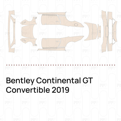 Pre-Cut PPF Bentley Continental GT Convertible 2019