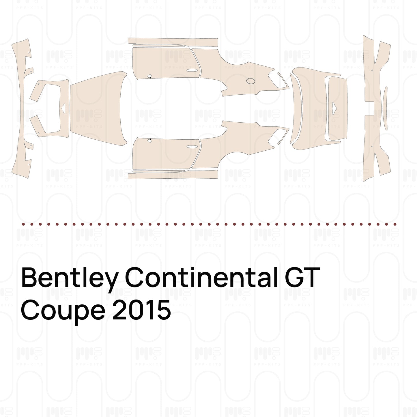Pre-Cut PPF Bentley Continental GT Coupe 2015