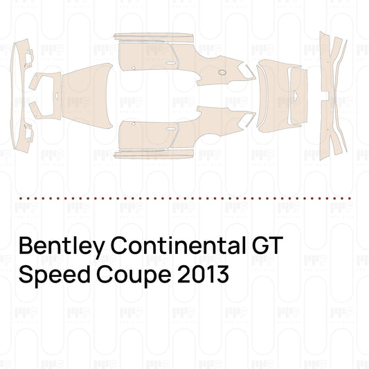 Pre-Cut PPF Bentley Continental GT Speed Coupe 2013