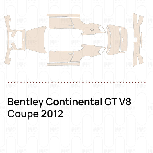 Pre-Cut PPF Bentley Continental GT V8 Coupe 2012