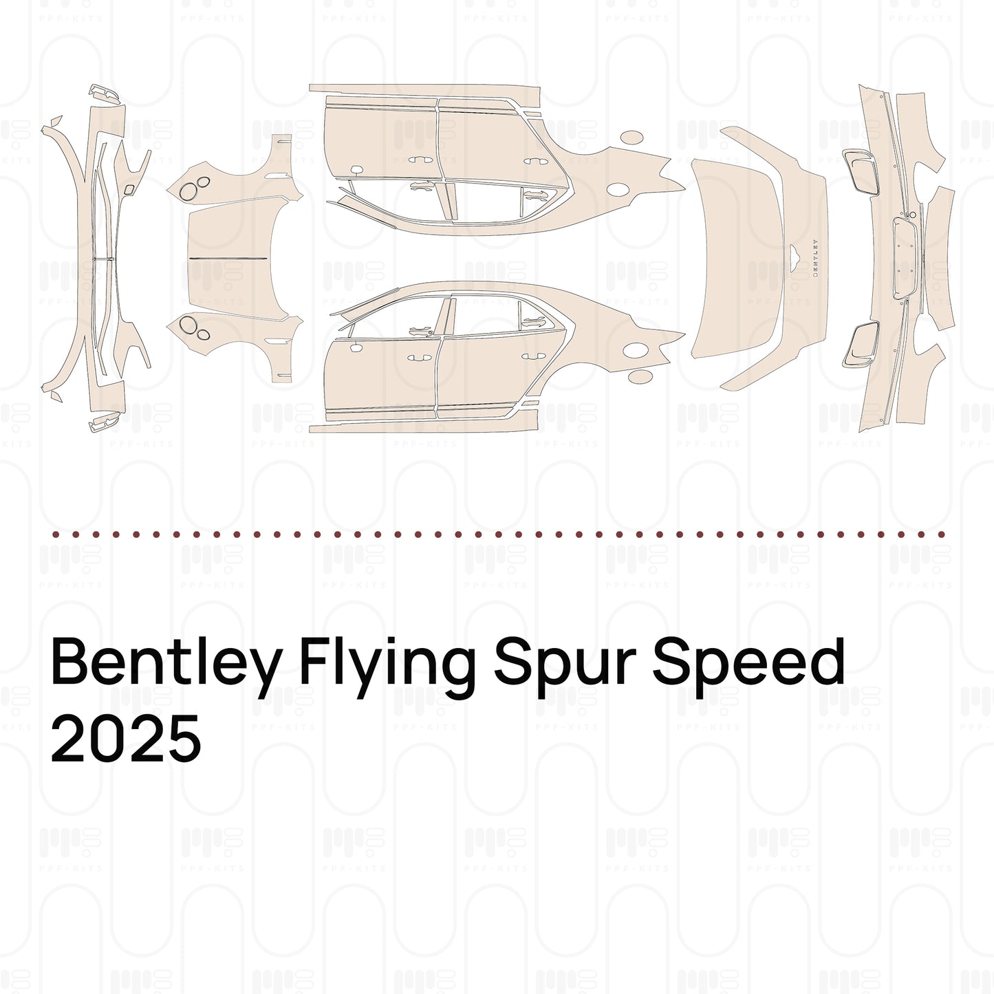 Pre-Cut PPF Bentley Flying Spur Speed 2025