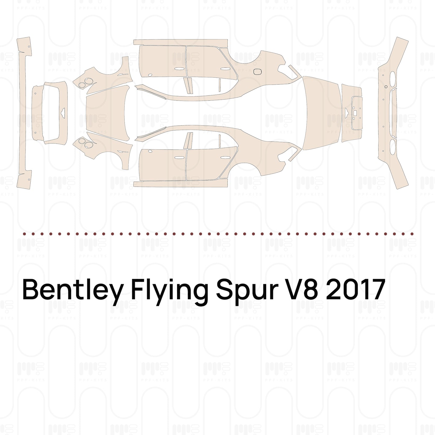 Pre-Cut PPF Bentley Flying Spur V8 2017