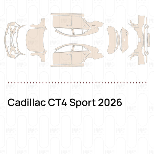Pre-Cut PPF Cadillac CT4 Sport 2026
