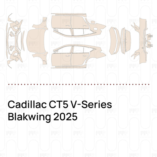 Pre-Cut PPF Cadillac CT5 V-Series Blakwing 2025