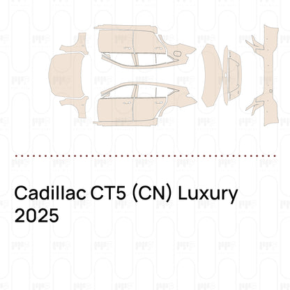 Pre-Cut PPF Cadillac CT5 (CN) Luxury 2025